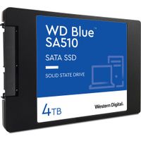 WD Blue SA510 4TB SATA III 2.5"" SSD - Hasta 560 MB/s Lectura, 520 MB/s Escritura