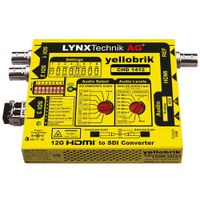 Lynx Technik AG yellobrik CHD 1412 Convertidor HDMI a 12G-SDI UHD 4K con Sincronizador de