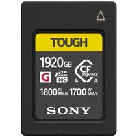 Sony CFexpress 4.0 Type A TOUGH 1920GB - Velocidades de lectura hasta 1800 MB/s, escritura
