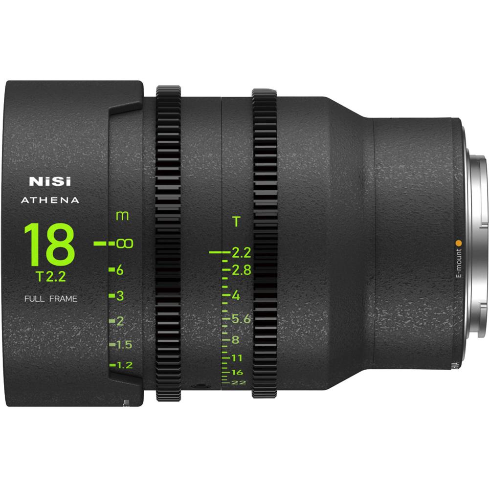 NiSi ATHENA PRIME 18mm T2.2 Lente Full-Frame para Montura Sony E - Bokeh Suave, Diámetro