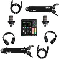 RODE RODECaster Duo Kit para Podcasting de 2 Personas con 2 PodMic, Brazo de Estudio PSA1+