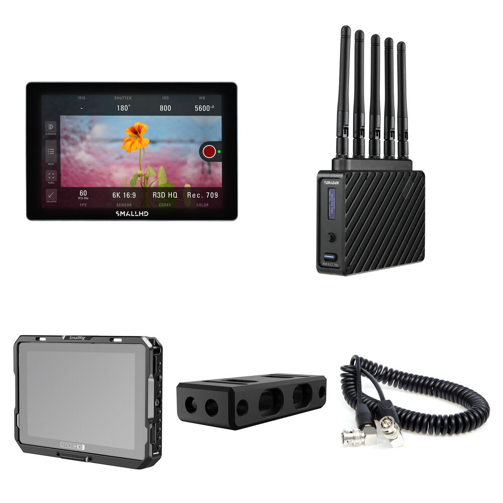 SmallHD INDIE 7 Monitor 7" 1920x1200 Touchscreen con Receptor Inalámbrico Bolt 6 750