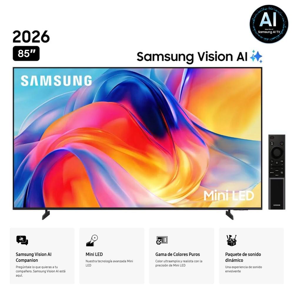 Televisor Samsung 85"" Mini LED 85M70H Vision AI Smart TV - Nuevo 2026