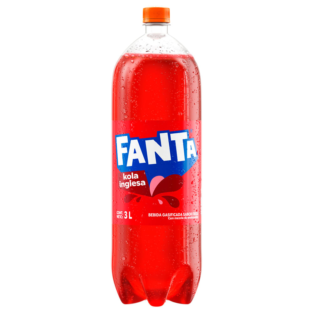 Gaseosa Fanta Kola Inglesa Botella 3L