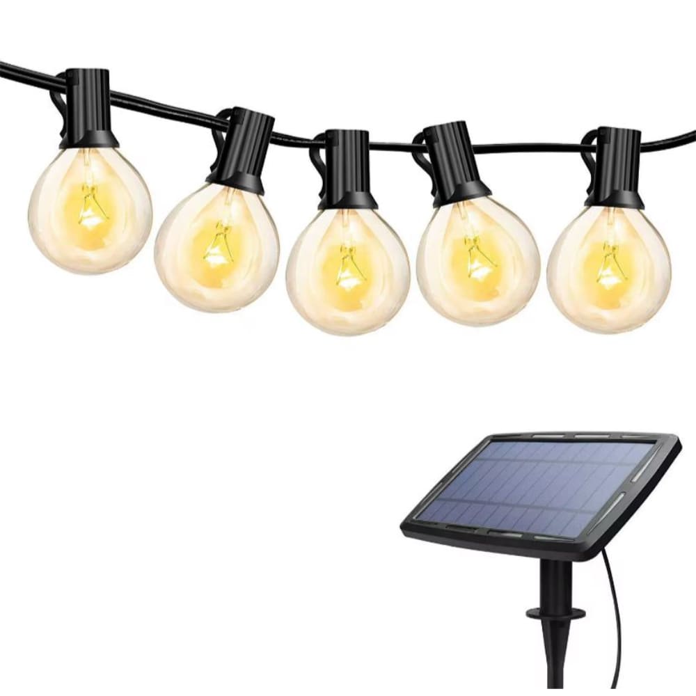 Guirnalda 25 Luces LED Con Luz Solar y Electricidad Cable 7.5M Vintage Decorativas AJ440488