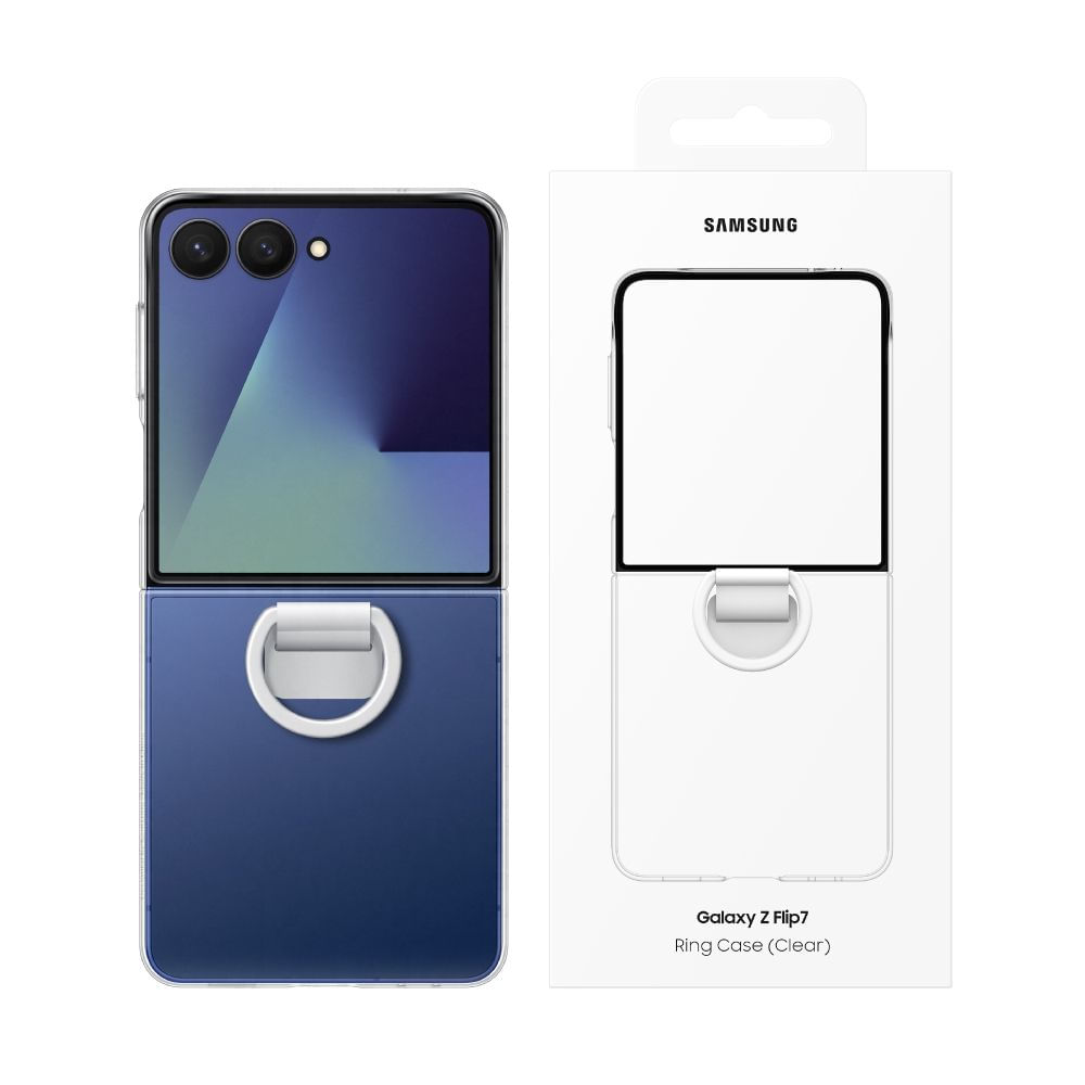 Funda Samsung Clear Ring Case Galaxy Flip7