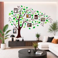 Vinilo Decorativo Árbol De Fotos para pared Stickart Mediano 170 x 130 cm alto