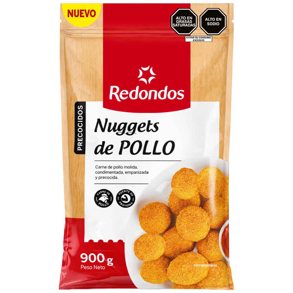 Nuggets de Pollo REDONDOS Doypack 900g