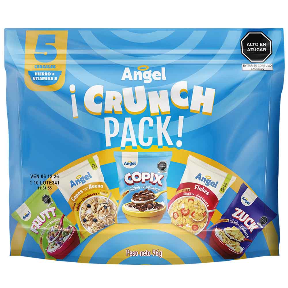 Cereal ANGEL Lonchera Crunch Pack 5un