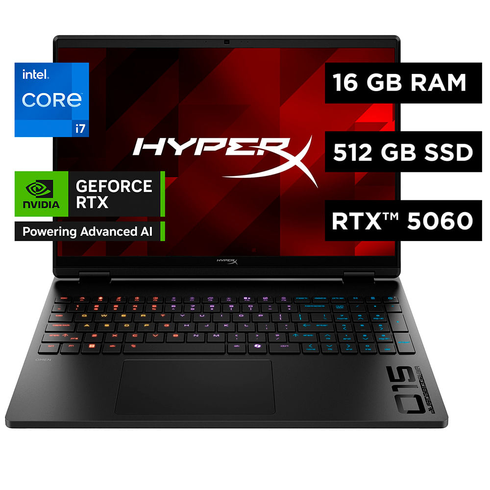 Laptop HP 15-GA0001LA 15.3'' Corei7-14650HX 16GB 512GB SSD