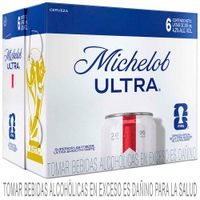 Cerveza MICHELOB Ultra Sleek Lata 355ml Paquete 6un