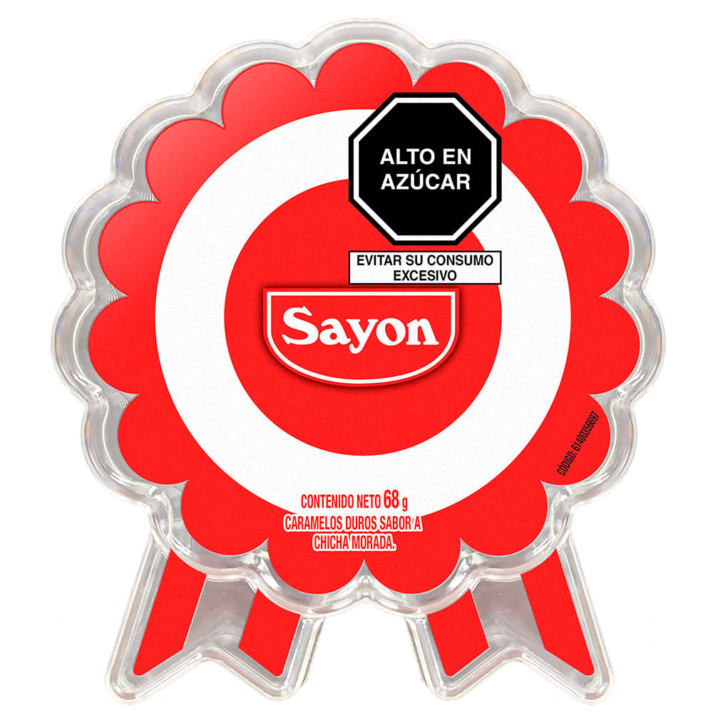 Caramelos SAYON Sabor Patrio Pote 68g