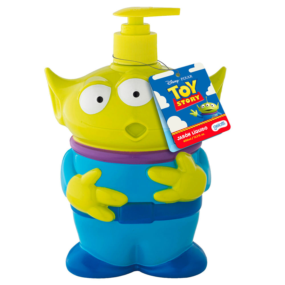 Jabón Líquido GELATTI 3D Alien Toy Story Frasco 400ml