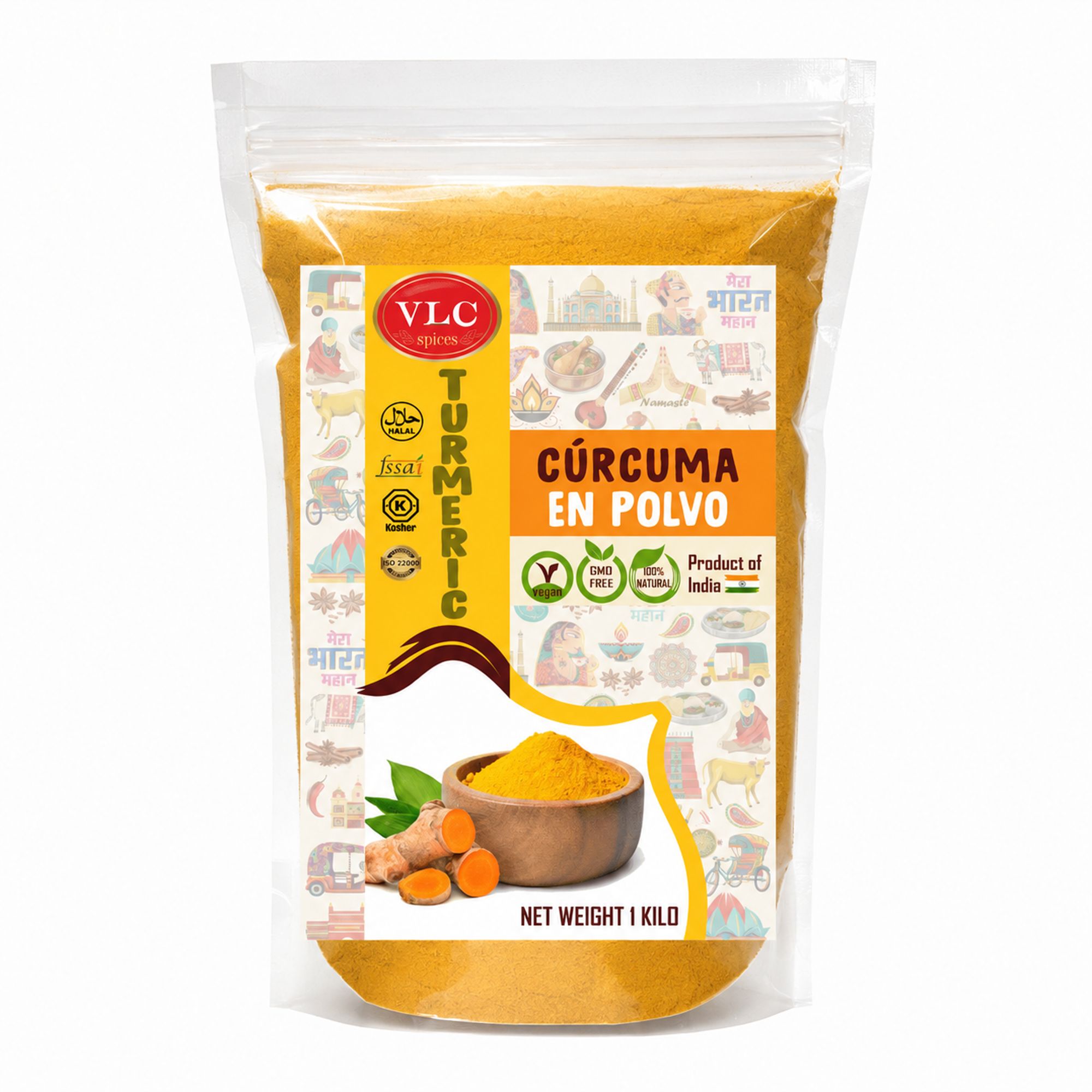 Cúrcuma en Polvo de Asia VLC 1 kilo