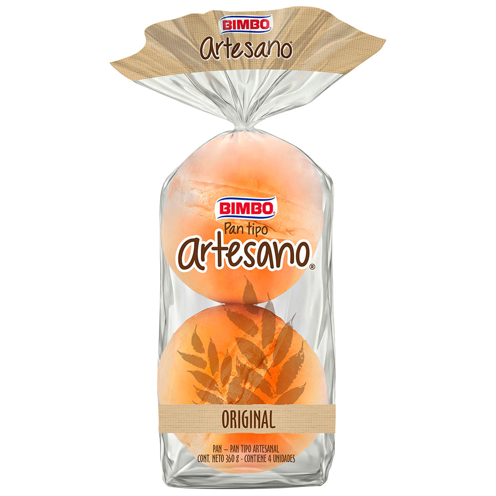 Pan Artesano BIMBO Original Bolsa 4un