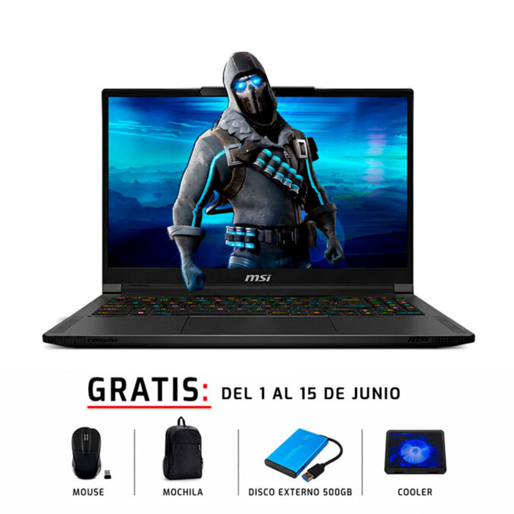 Laptops MSI STEALTH A16 16 Ryzen AI 9 365 32GB LPDDR5 1TB RTX5080 16GB