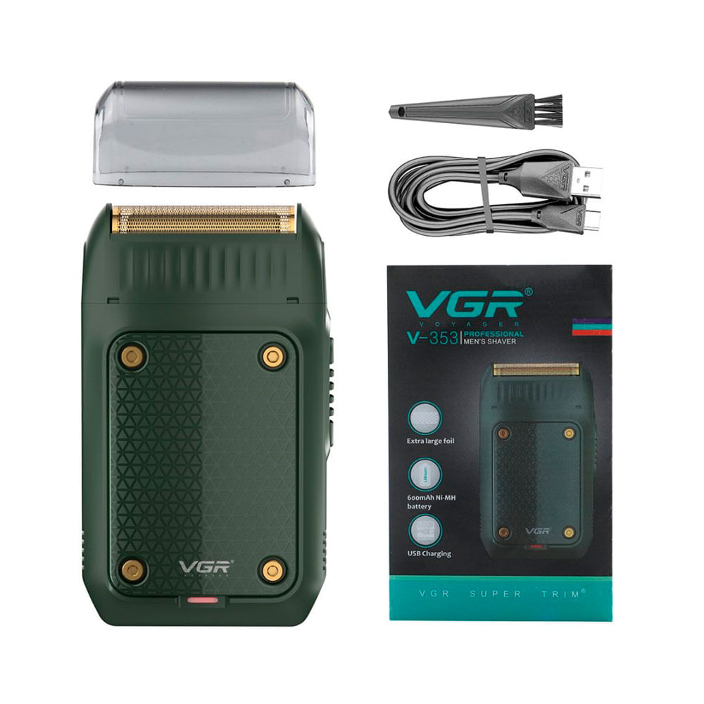 Afeitadora Eléctrica Hombre Shaver Vgr V-353 Portatil Usb