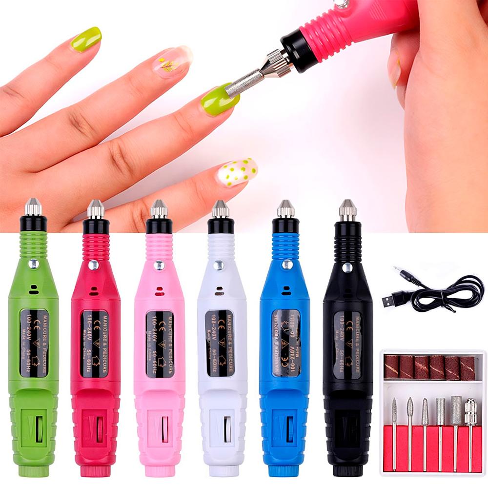 Pulidor De Uñas Eléctrico Manicura Pedicura y Kit De Pulido