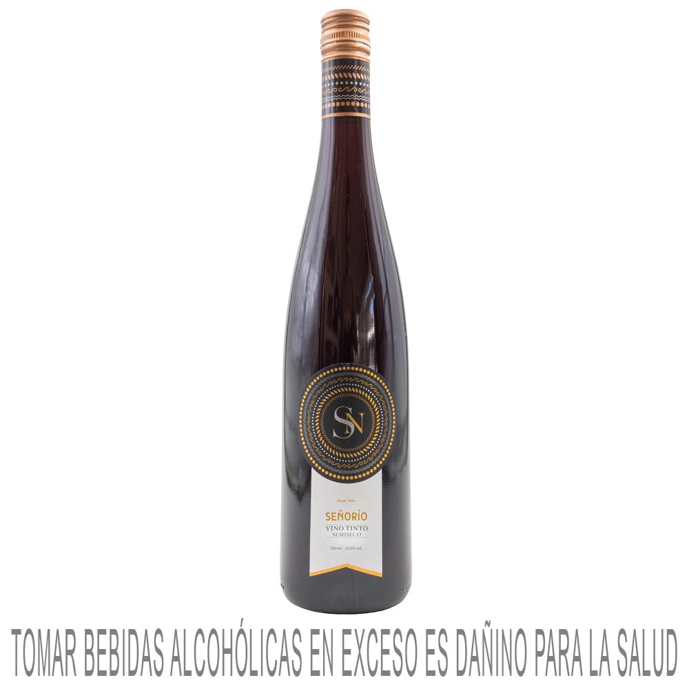 Vino Tinto SEÑORIO DE NAJAR Semiseco Botella 750ml