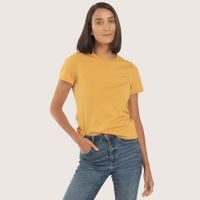 Polo Amarillo Mostaza Mujer 100% Algodón Pima