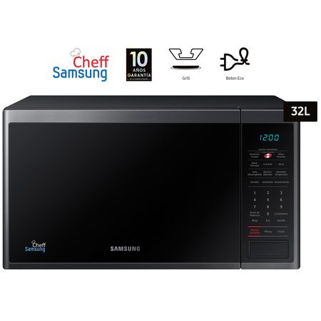 Horno Microondas SAMSUNG 32L MG32J5133 Negro | plazaVea - Supermercado