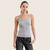 Tank Top Rib Gris