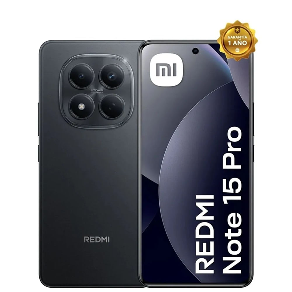 Celular Xiaomi Redmi Note 15 Pro 8GB  256GB Negro