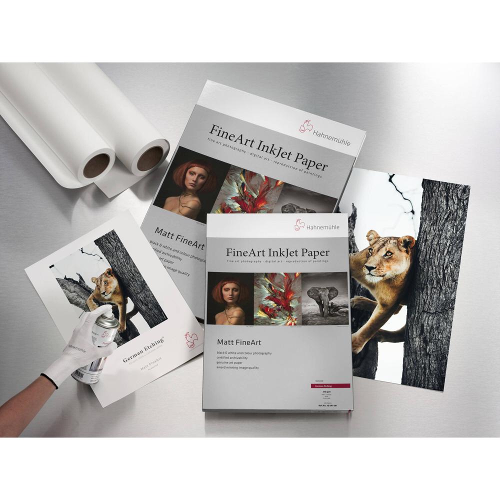 Hahnemühle Papel FineArt German Etching 310 g/m² Mate 44" x 39' Roll