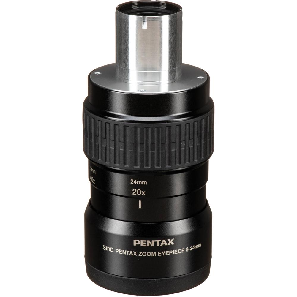 Pentax Ocular Zoom SMC 8-24mm 1.25" - Waterproof, 18-22mm Eye Relief, 38-60° Ángulo de V