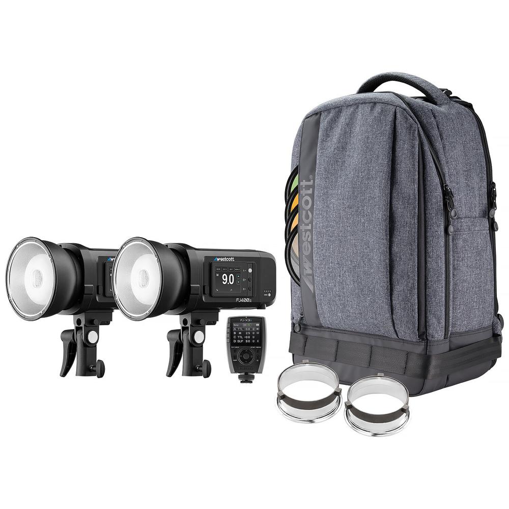 Westcott FJ400 II 400Ws Estroboscopio Táctil con Disparador FJ-X3 S para Sony - Kit de 2