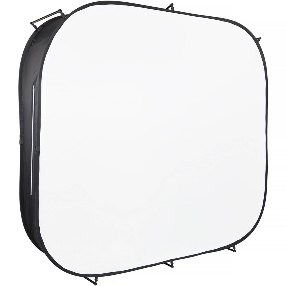 Angler HiKey Fondo Iluminado 7 x 8' - Diseño Reversible, Colapsable y Autoportante