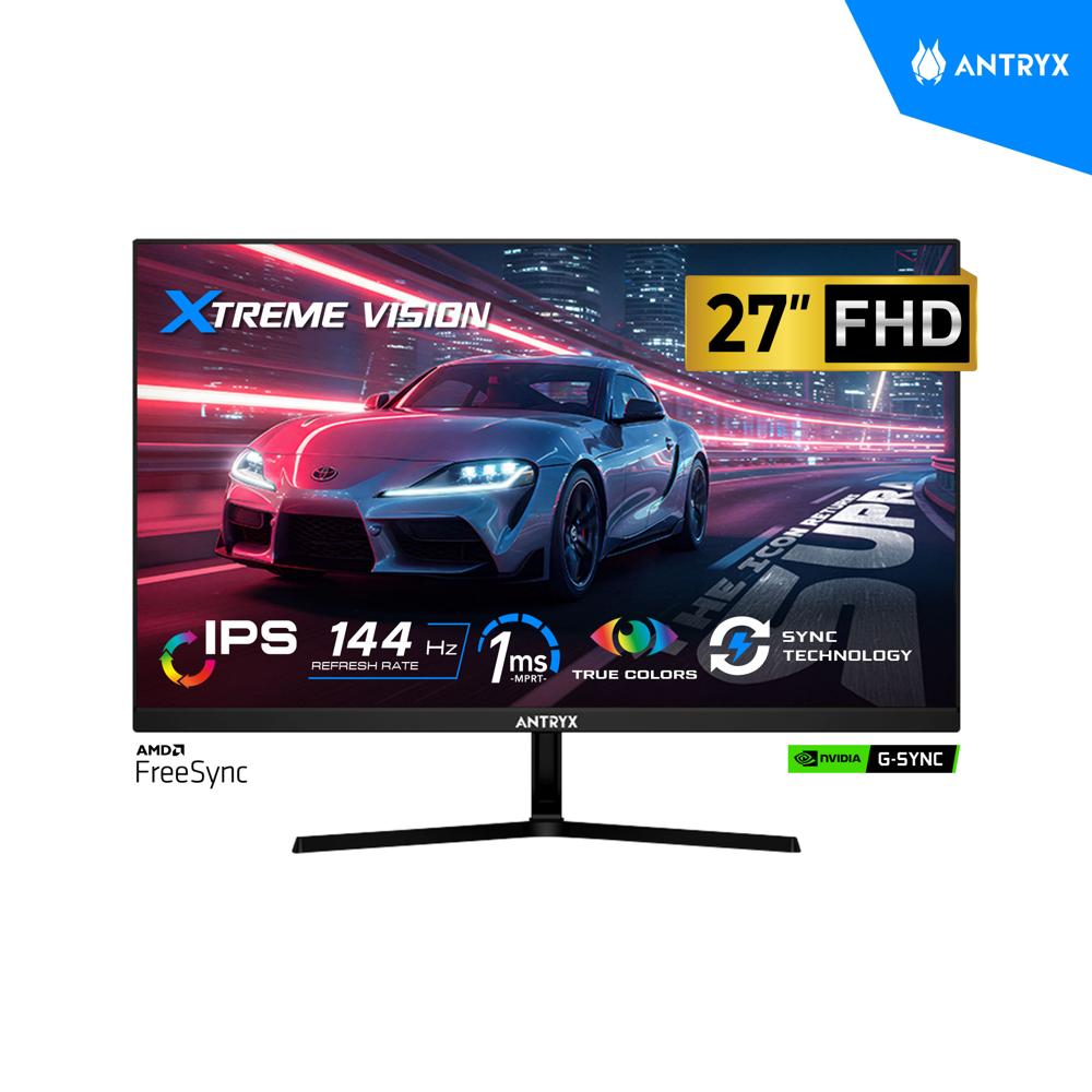 MONITOR ANTRYX XTREME VISION IPX2711GOL 27  IPS FHD  144HZ 1MS HDMI DP G SYNC FREESYNC