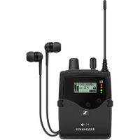 Sennheiser EK IEM G4 Receptor de Cuerpo Estéreo con Auriculares IE 4, A: 516 a 558 MHz, 1
