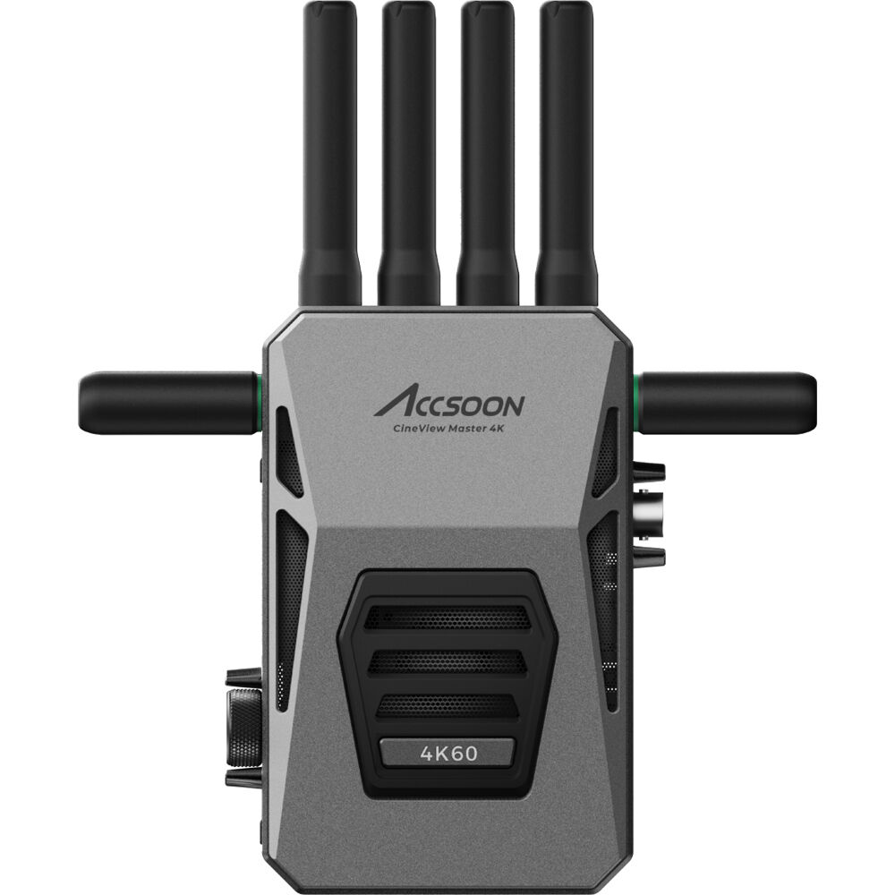 Accsoon CineView Master 4K Receptor de Video Inalámbrico SDI/HDMI - Transmisión Tri-Band