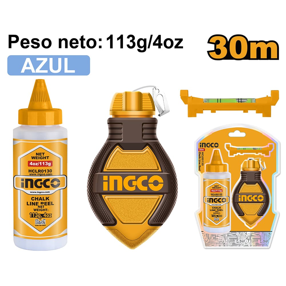 Tiralínea para Albañilería Ingco 30M HCLR0130