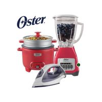 Combo Oster Licuadora - Olla Arrocera 1.8 LT- Plancha a Vapor