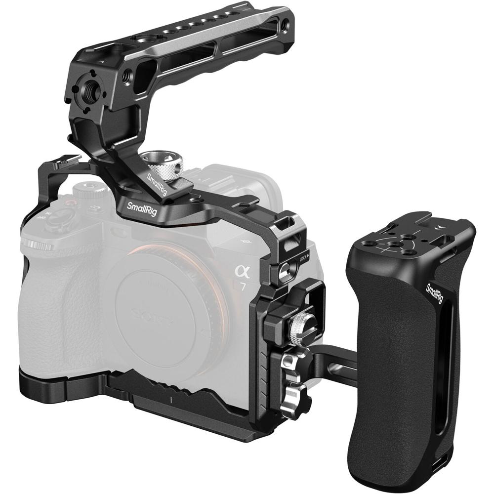 SmallRig Cage Kit Avanzado para Sony a7 IV/a7R V/a7S III con Manijas y Soporte HDMI