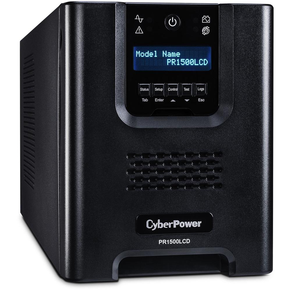 CyberPower PR1500LCD UPS Sinewave 1500 VA 1500W con Regulación Automática de Voltaje y P