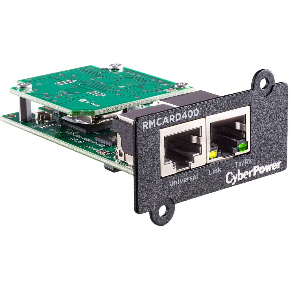 CyberPower RMCARD400 Tarjeta de Gestión Remota - Gestión y Monitoreo de UPS, Notificacio