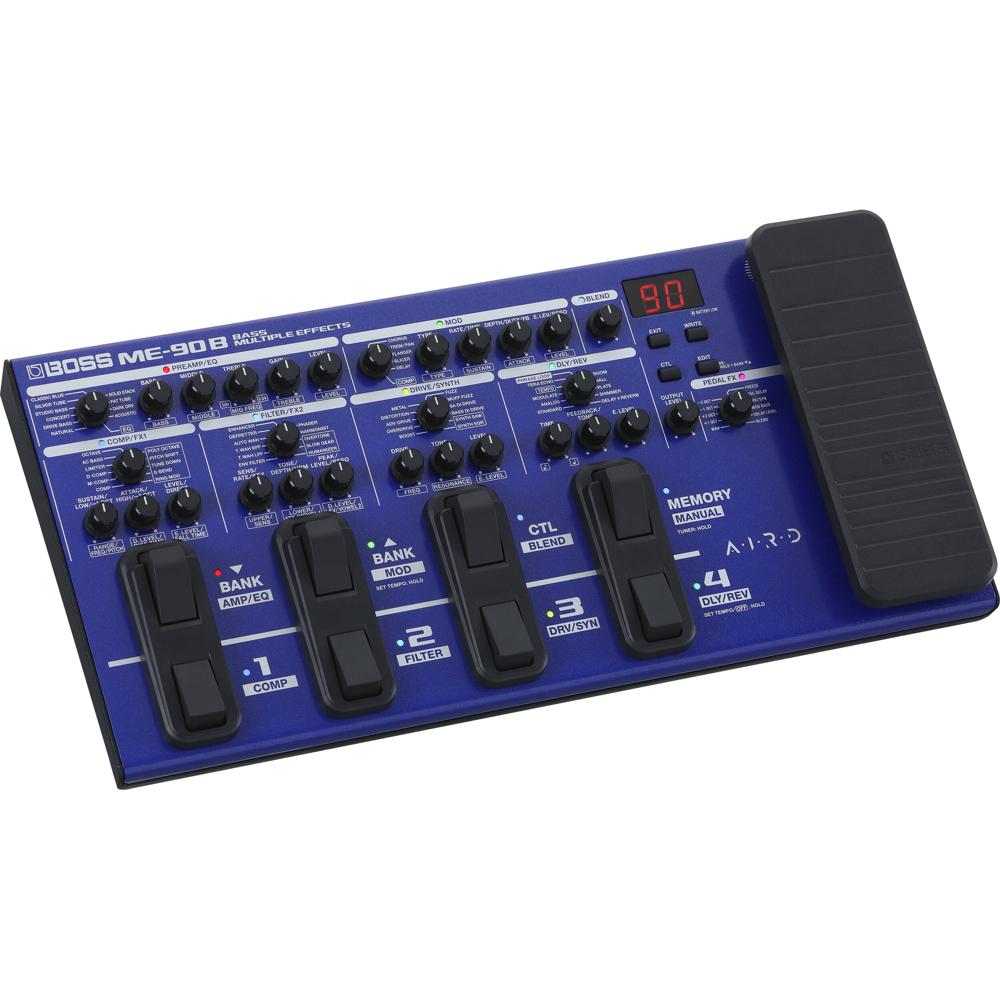 BOSS ME-90B Pedal Multi-Efectos para Bajo con 61 FX y 10 Preamplificadores AIRD