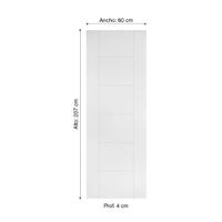 Puerta contraplacada Opera 60x207cm Dimfer