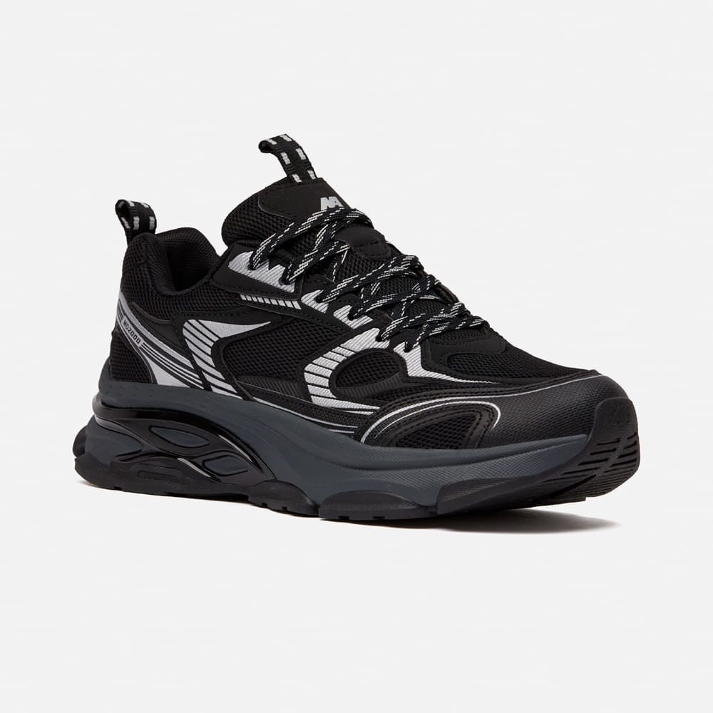 Zapatilla New Athletic Lifestyle NeoFlex 212-0226 para Hombre 40 Negro