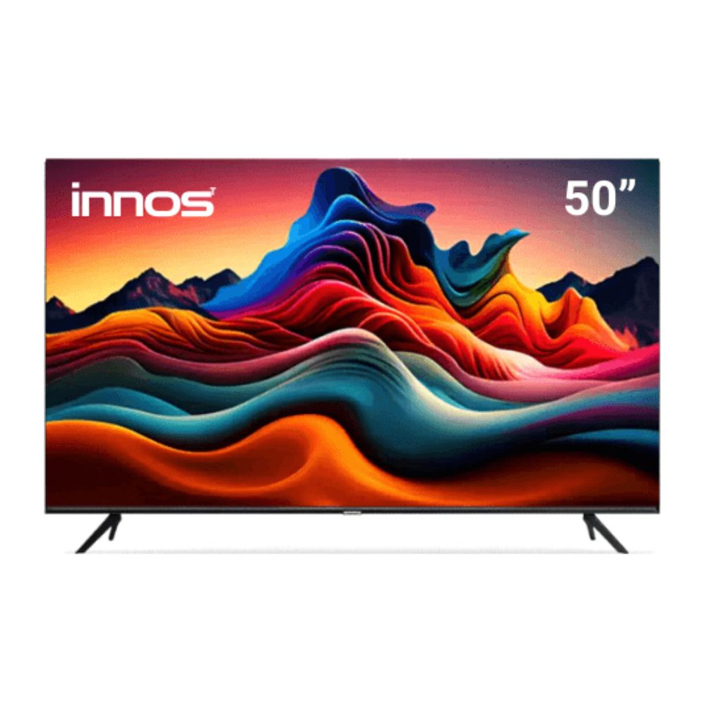 Televisor Smart TV Innos 50 pulgadas 4K UHD QLED Google TV - 2GB RAM 64GB ROM