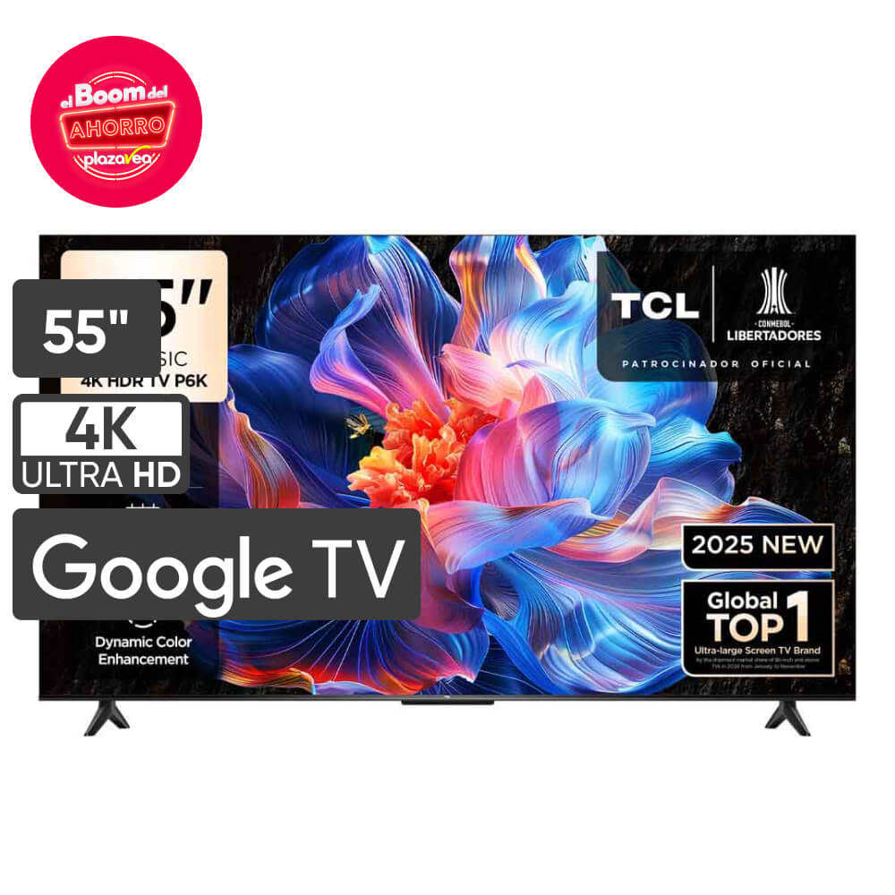 Televisor TCL LED 55"" UHD 4K Smart TV 55P6K