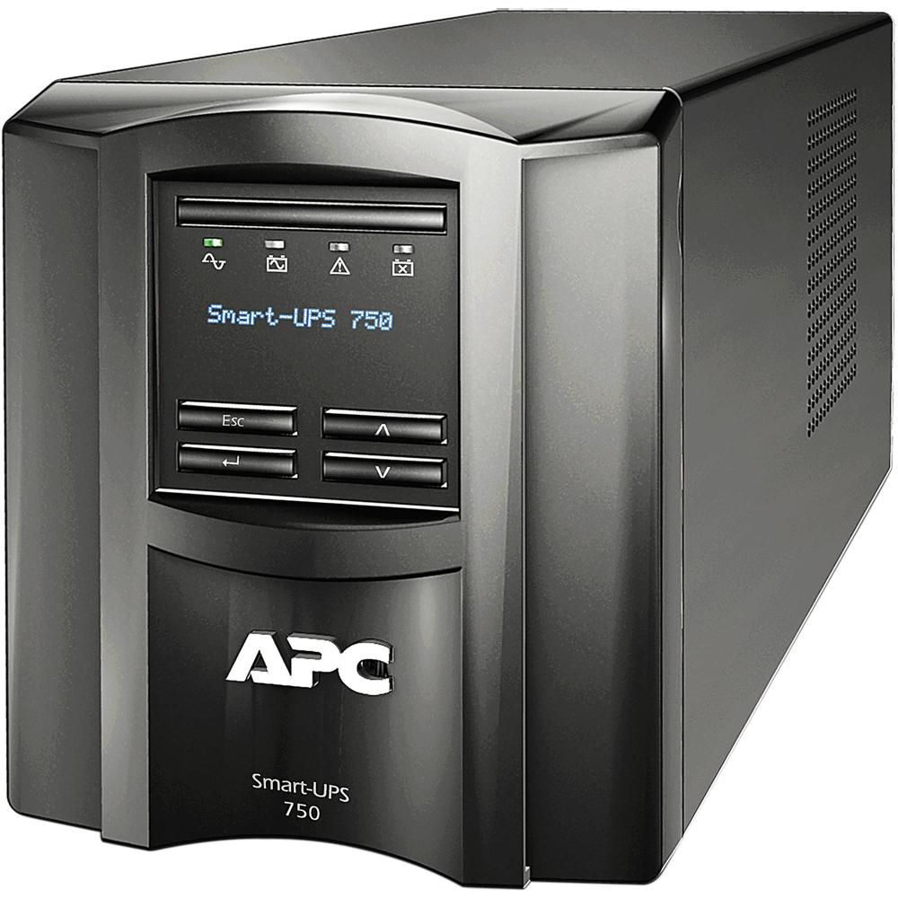 APC Smart-UPS SMT750C - UPS de Respaldo y Protección contra Sobretensiones, 500W / 750 VA