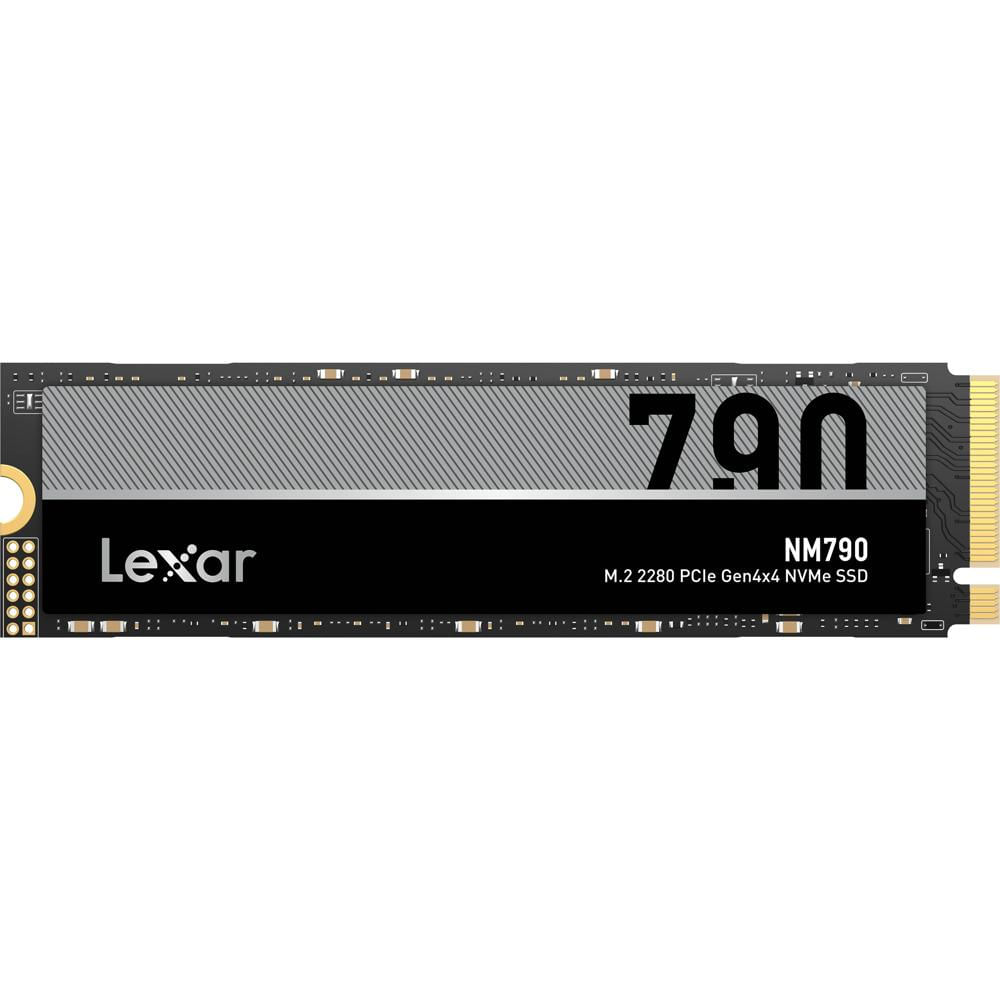 Lexar SSD NM790 2TB M.2 2280 PCIe 4.0 x4 NVMe - Lectura 7400 MB/s, Escritura 6500 MB/s, Co