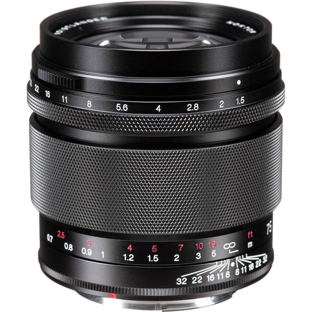 Voigtlander Nokton 75mm f/1.5 Aspherical Lens para Canon RF - Lente de enfoque manual, ape