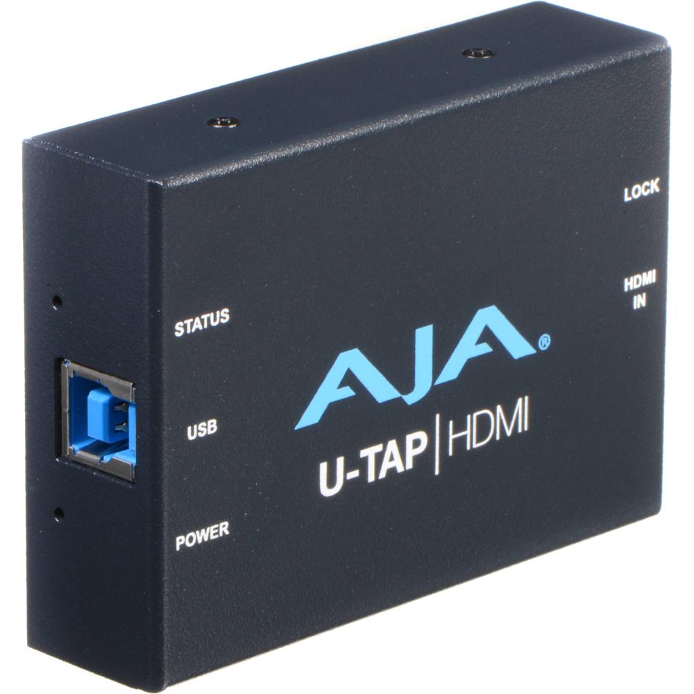 AJA U-TAP USB 3.0 (3.2 Gen 1) Dispositivo de Captura HDMI - Captura hasta 1080p60, Compati