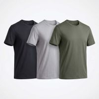 Pack Polos 100% Pima - Azul + Gris + Verde