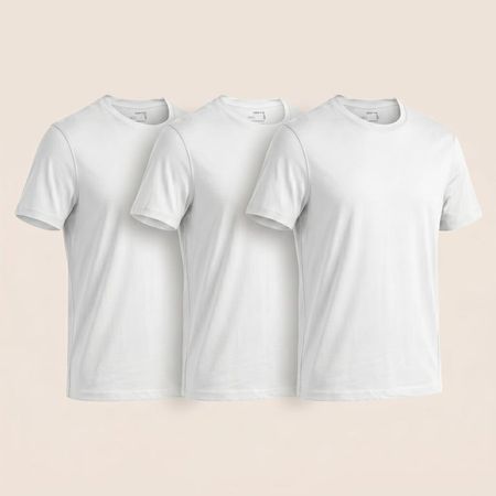 3-Pack Polo Blanco - 100% Algodón Pima Blanco XL